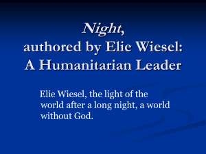 Night by Elie Wiesel A Great Leader