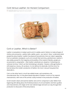 howcork.com-Cork Versus Leather An Honest Comparison