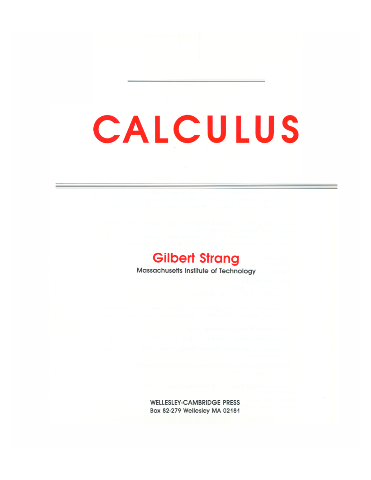 Calculus