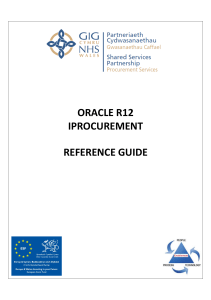 Oracle iProcurement - Reference Guide