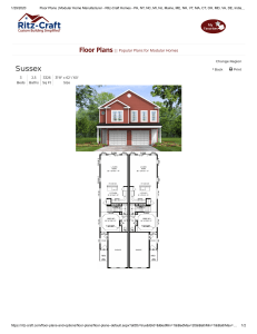 Modular Home Manufacturer - Ritz-Craft Homes - Sussex Duplex