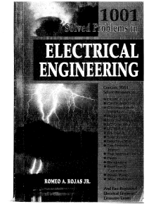 ELECTRICAL ENGINEERING 1001 SOLVED PROBLEMS