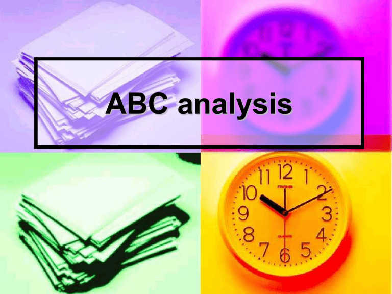 ABC Analysis1234