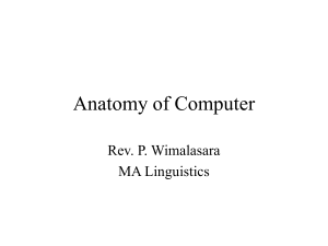 anatomy of computer