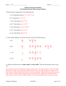 Worksheet 1 Answers