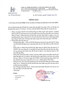 28.2019.TB-HLP- Chủ trương chuyển nhượng sản phẩm HP5