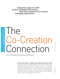 02. The Co-Creation Connection S&B (Prahalad & Ramaswamy)