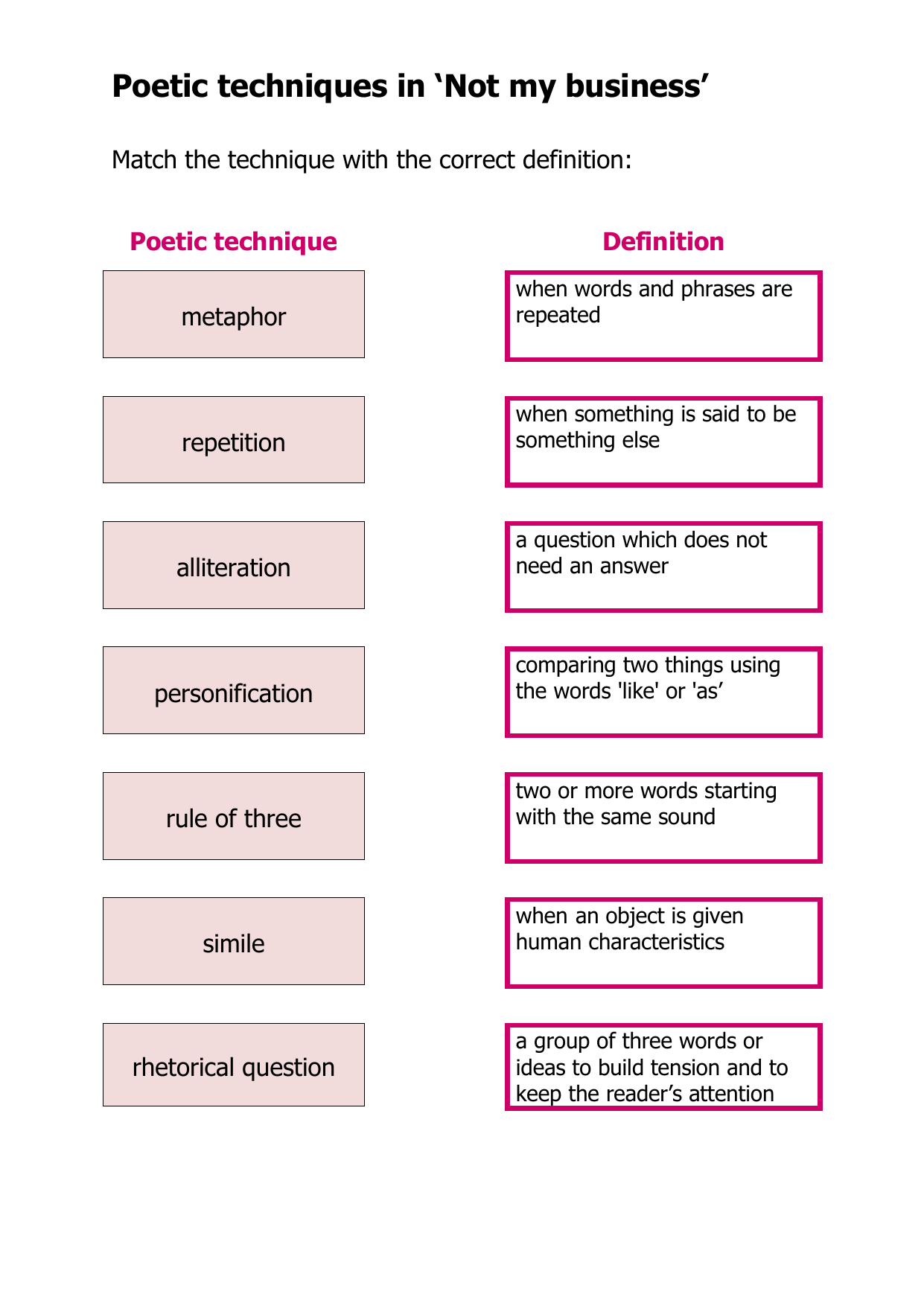 What Are Examples Of Poetic Techniques - Printable Templates Free