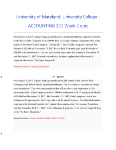 ACCOUNTING 221 Week 2 quiz. Graded A