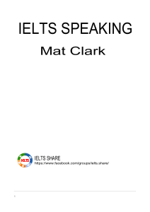 IELTS Speaking by Mat Clark
