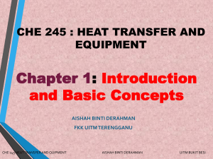 Chapter 1 introduction to heat transfer student version