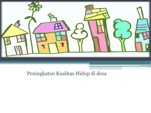 Peningkatan Kualitas Hidup di Desa