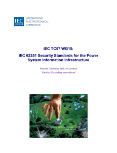 White Paper on Security Standards in IEC TC57