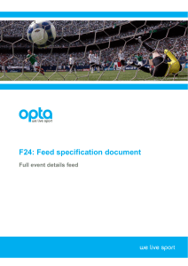 Opta Playground- F24 documentation