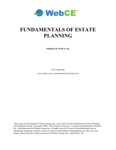 Fundamentals of Estate Planning V8