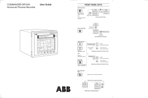 ABB - Recorder - SR100A - User Guide - IM SR100A 3