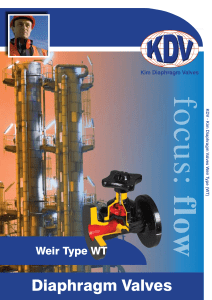 Daiphragm KDV Weir Type