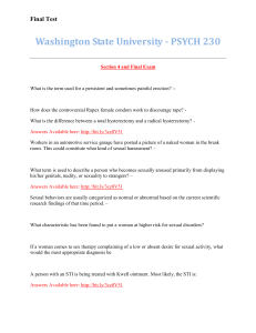 Washington State University - PSYCH 230 Section 4 and Final Exam. 100% Correct