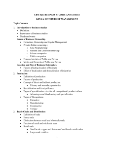 CBM 521 Business Studies & Ethics Course Syllabus