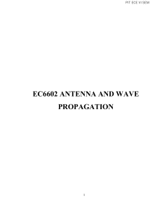 Antenna and Wave Propagation Course Material