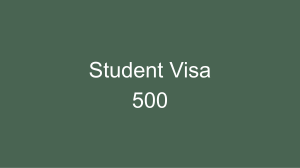 Student Visa 500 |  Migration Agent Perth