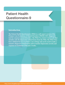 PatientHealthQuestionnaire9