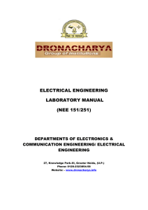 Electrical Engineering Lab Manual