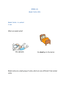 02 English Grammar - Verbs - 03 Modal Verbs PDF