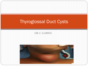 thyroglossal duct cyts