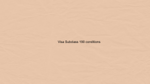 190 visa  | Immigration Agent Perth, WA