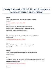 PHIL-201-quiz-8-complete-solutions-correct-answers-key-(Updated). 100% Grade.