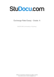 exchange-rate-essay-grade-a