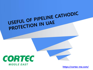 USEFUL OF PIPELINE CATHODIC PROTECTION IN UAE