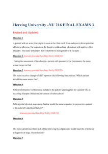 Herzing University -NU 216 FINAL EXAMS 3: Revised and Updated...