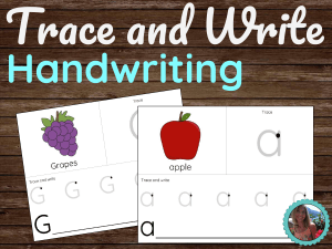 Alphabet Handwriting Practice Worksheet