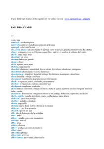 English - Spanish dictionary Diccionario ingles español (75.