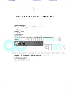 IC-11-practises of general insurance