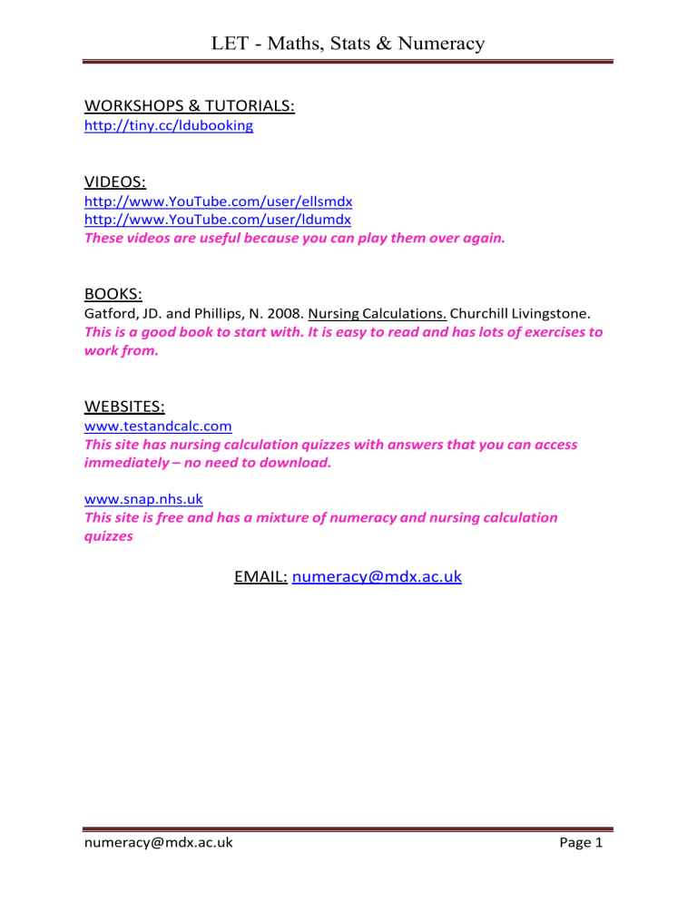 Nursing-Calculations-Help-Sheets