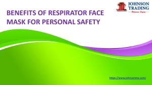 Benefits of Respirator Face Mask for Personal Safety