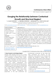 Gauging the Relationship between Contextual Growth and Structural Neglect 