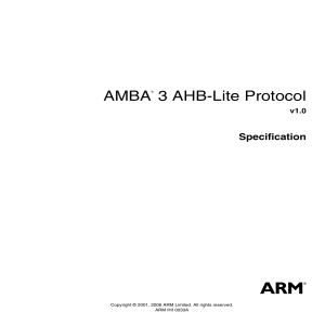 ARM IHI0033A AMBA AHB-Lite SPEC