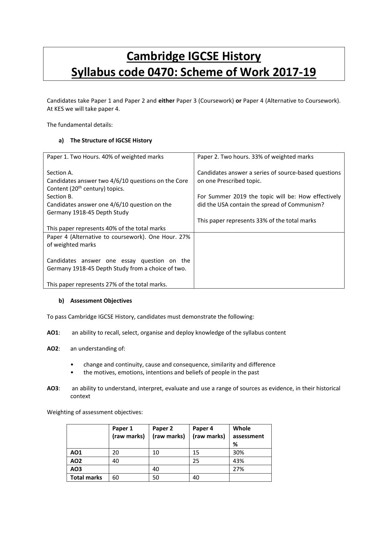 Igcse Syllabus For Grade 6 - Image to u