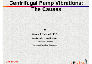 Centrifugal Pump Vibrations - The Causes