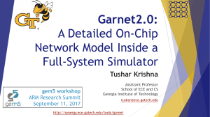 Garnet2.0-Tutorial gem5-workshop ARM-Rsh-Summit2017