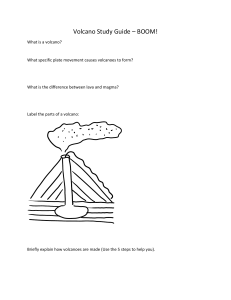 Volcano Study Guide - Berg
