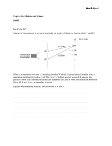 Interference of light Worksheet