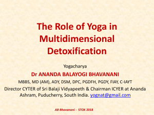 Yoga for Multidimensional Detoxification