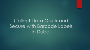 Collect Data Quick and Secure with Barcode Labels in Dubai