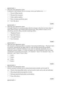 Petroleum Exploration Assignment 2 Attempt 1