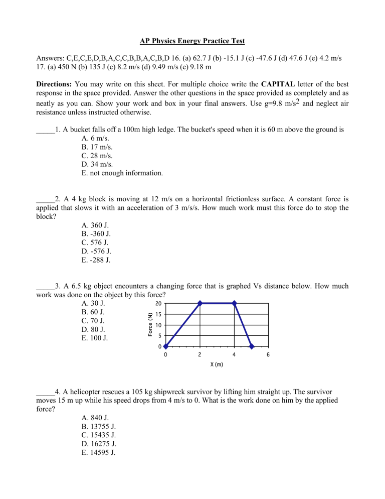 Practiceenergytest